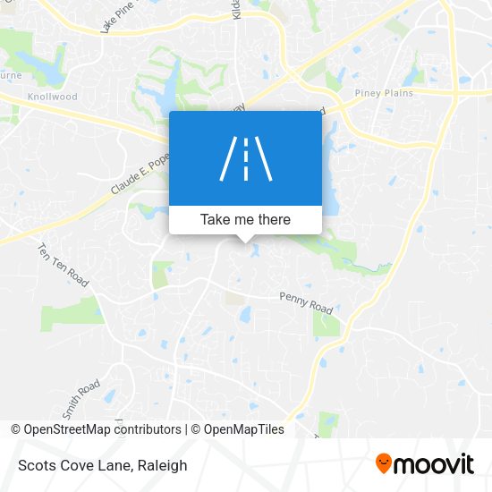 Mapa de Scots Cove Lane