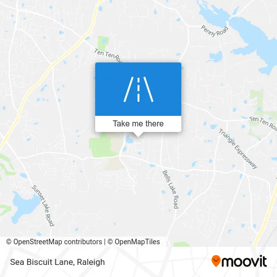 Sea Biscuit Lane map