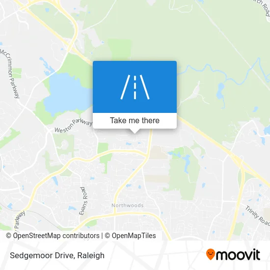 Sedgemoor Drive map