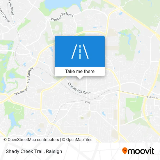 Shady Creek Trail map