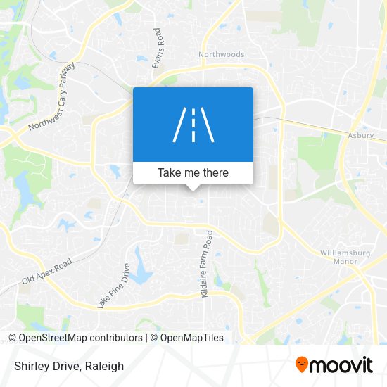 Mapa de Shirley Drive