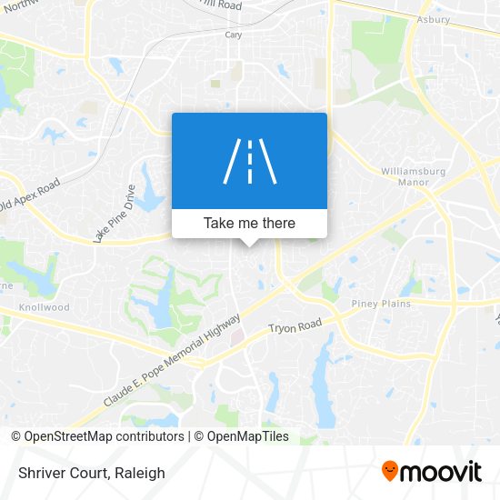 Mapa de Shriver Court