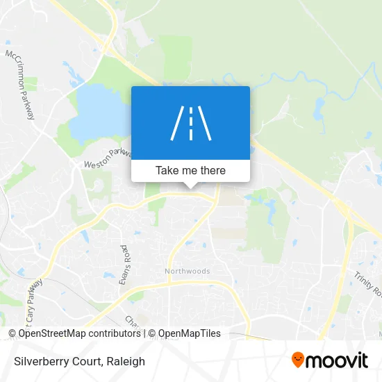 Silverberry Court map