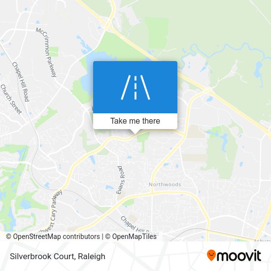 Mapa de Silverbrook Court