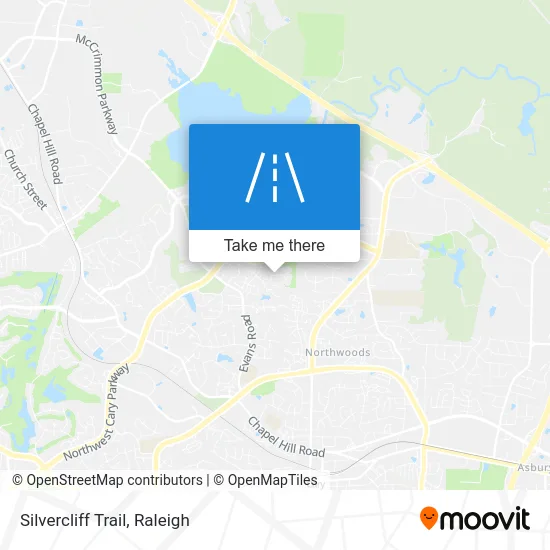 Silvercliff Trail map