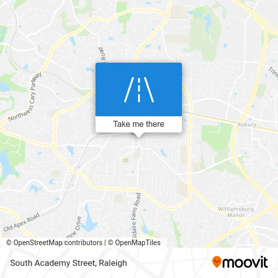 South Academy Street map