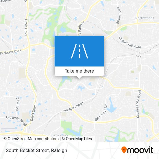 Mapa de South Becket Street