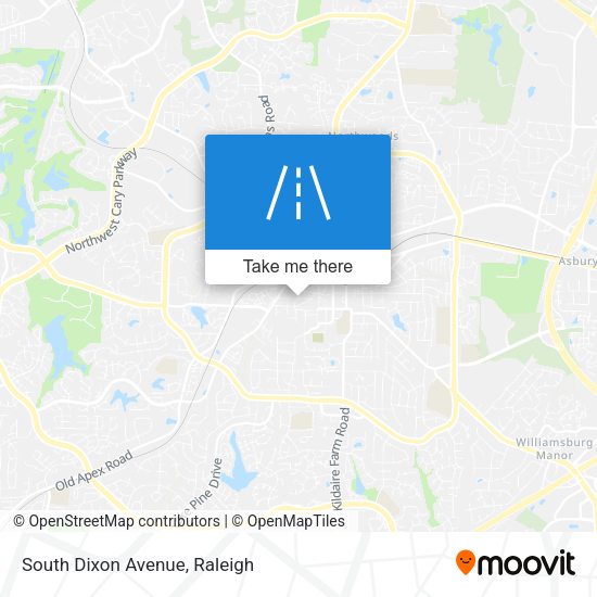 Mapa de South Dixon Avenue