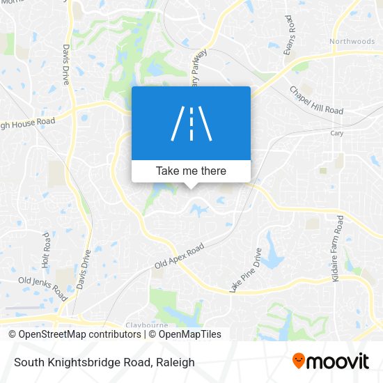 South Knightsbridge Road map