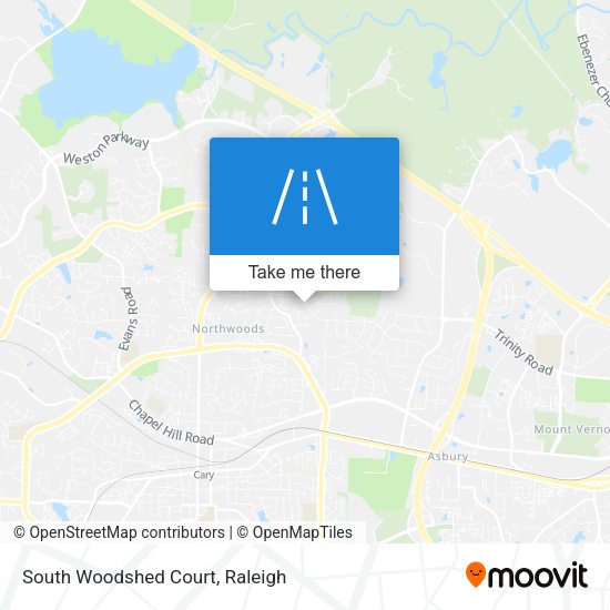 South Woodshed Court map