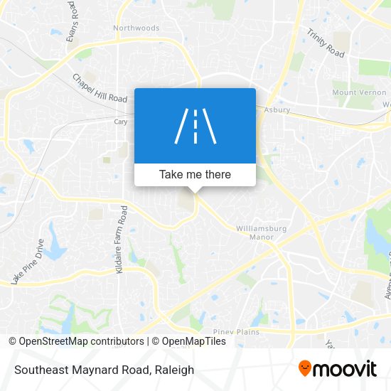 Southeast Maynard Road map
