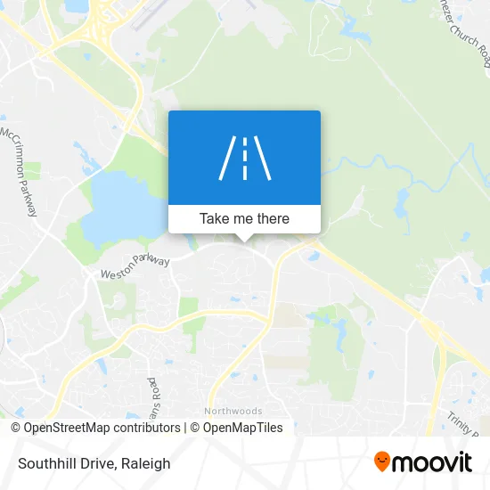 Southhill Drive map