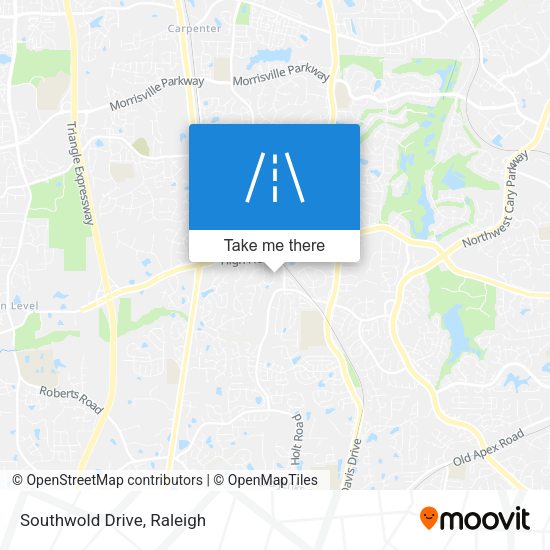 Southwold Drive map