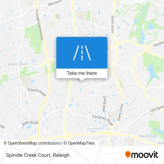 Spindle Creek Court map