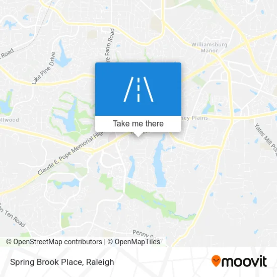 Mapa de Spring Brook Place