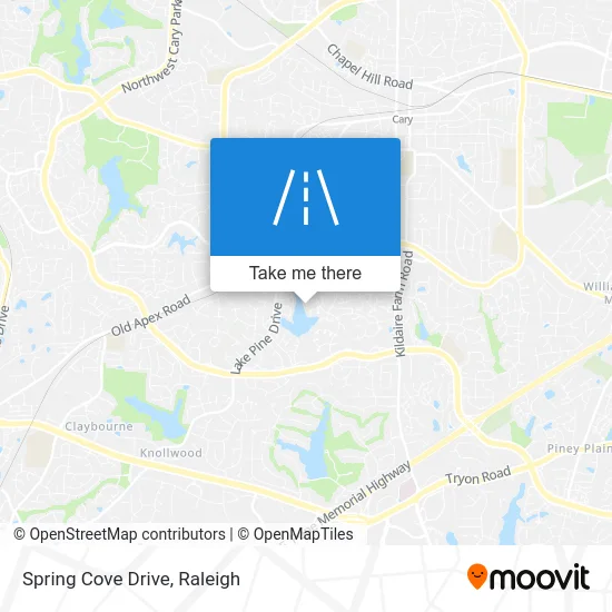 Mapa de Spring Cove Drive