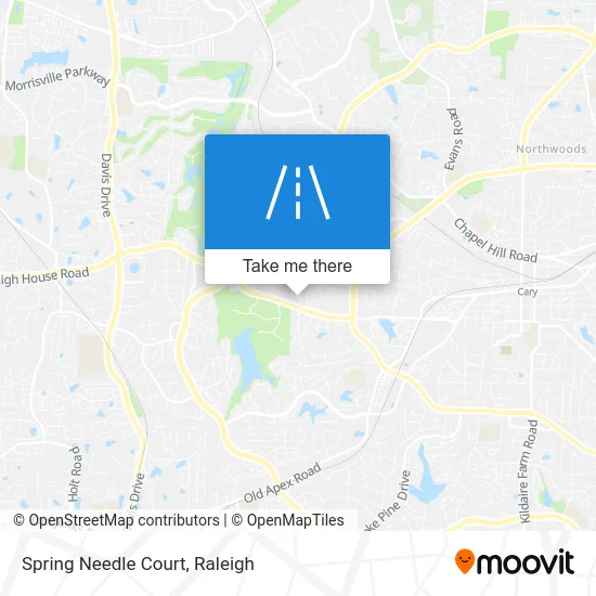 Spring Needle Court map