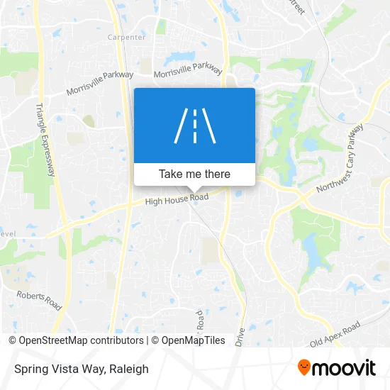 Spring Vista Way map