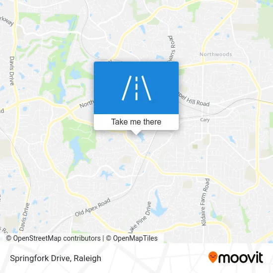 Springfork Drive map
