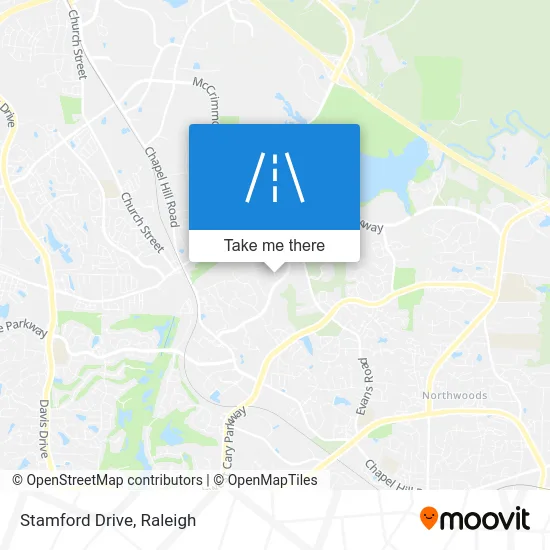 Stamford Drive map