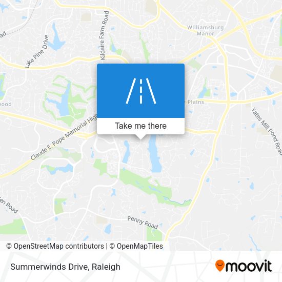 Mapa de Summerwinds Drive