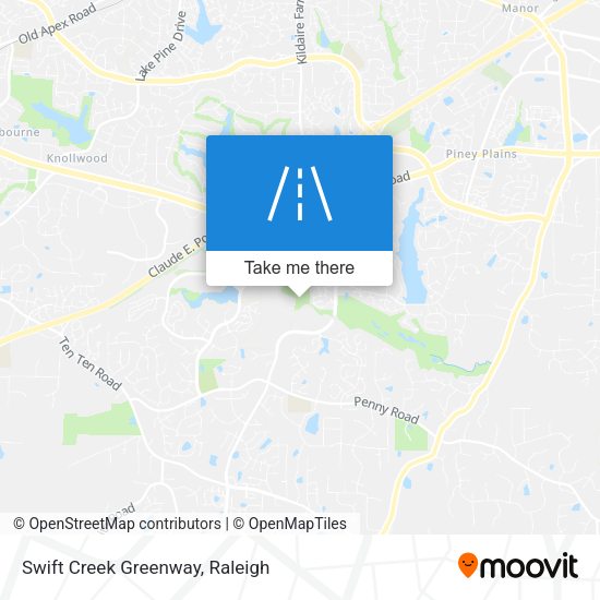 Mapa de Swift Creek Greenway