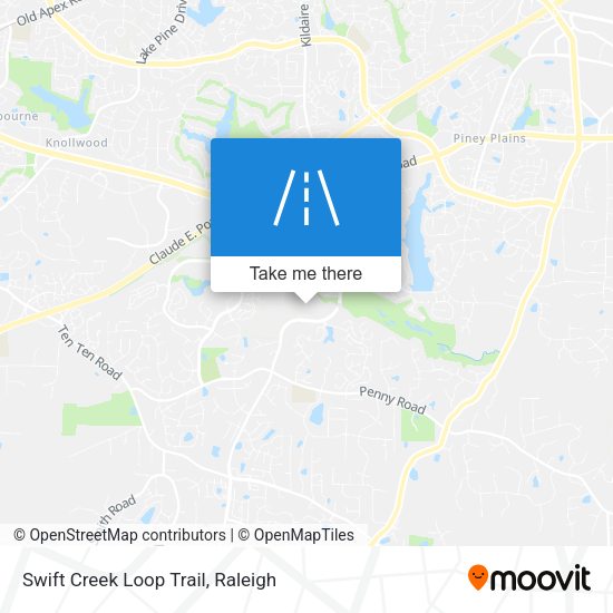 Swift Creek Loop Trail map