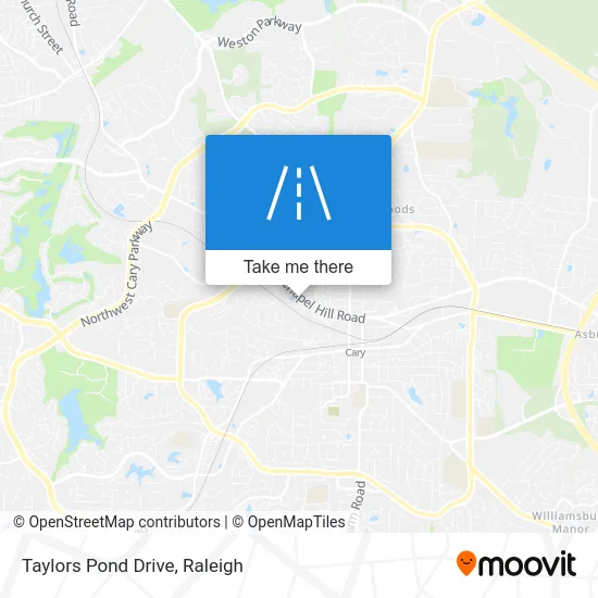 Taylors Pond Drive map
