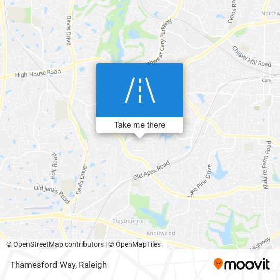 Mapa de Thamesford Way