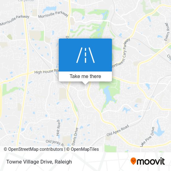 Towne Village Drive map