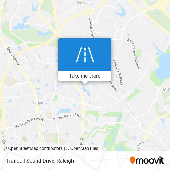 Tranquil Sound Drive map