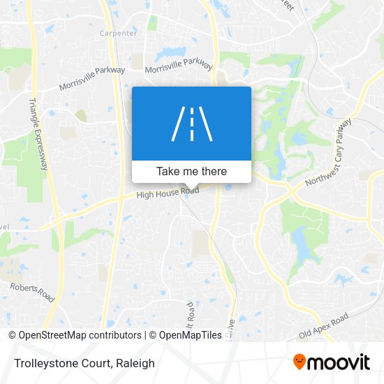 Mapa de Trolleystone Court