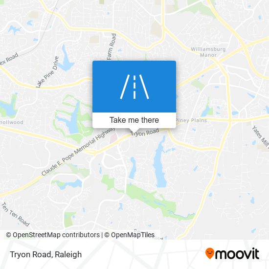 Tryon Road map