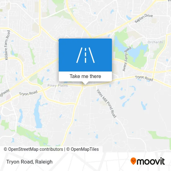 Tryon Road map