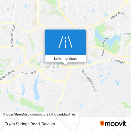 Mapa de Tryon Springs Road