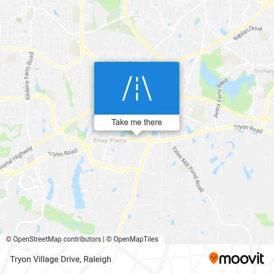 Tryon Village Drive map
