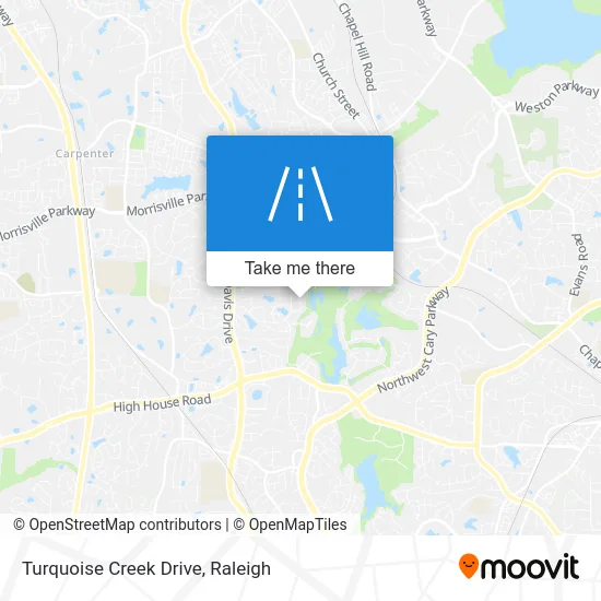 Turquoise Creek Drive map