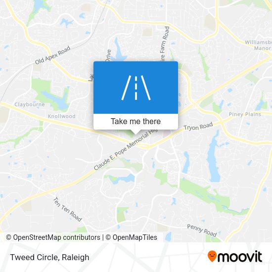 Mapa de Tweed Circle