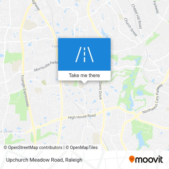 Upchurch Meadow Road map