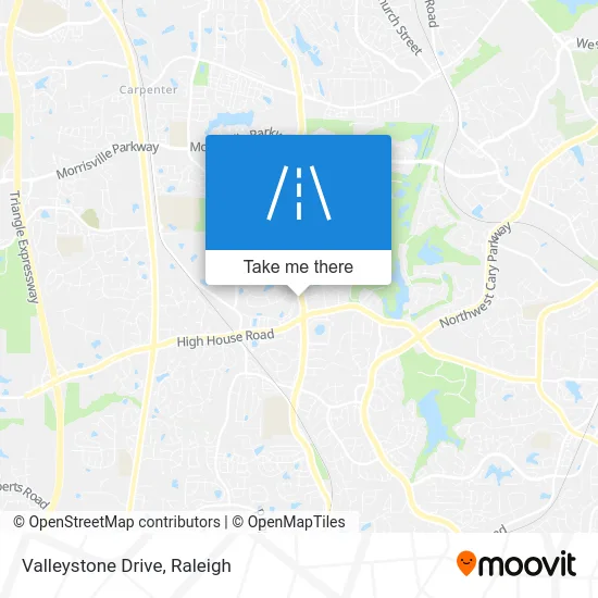 Valleystone Drive map