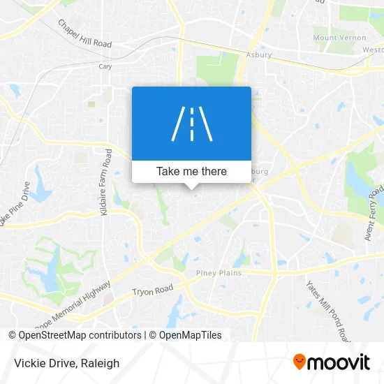 Vickie Drive map
