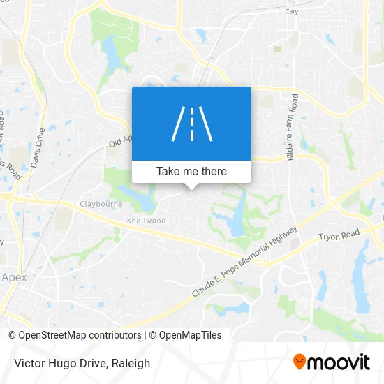 Victor Hugo Drive map
