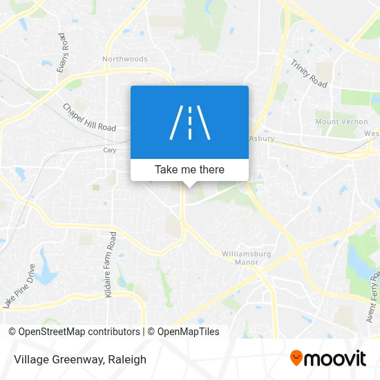 Village Greenway map