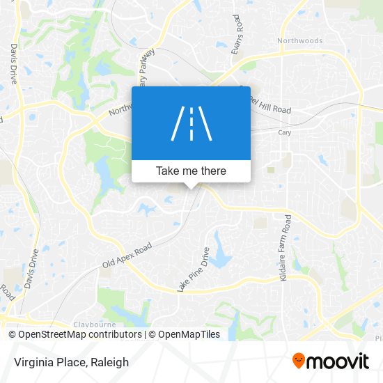 Virginia Place map