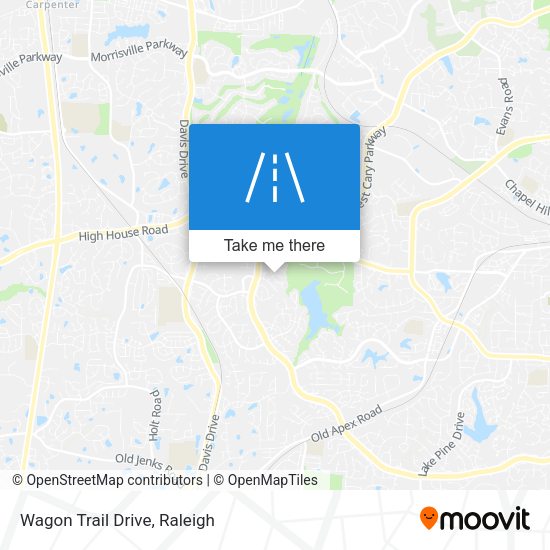 Mapa de Wagon Trail Drive