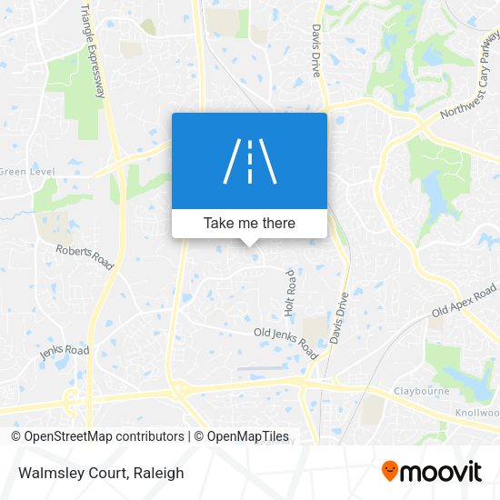 Mapa de Walmsley Court