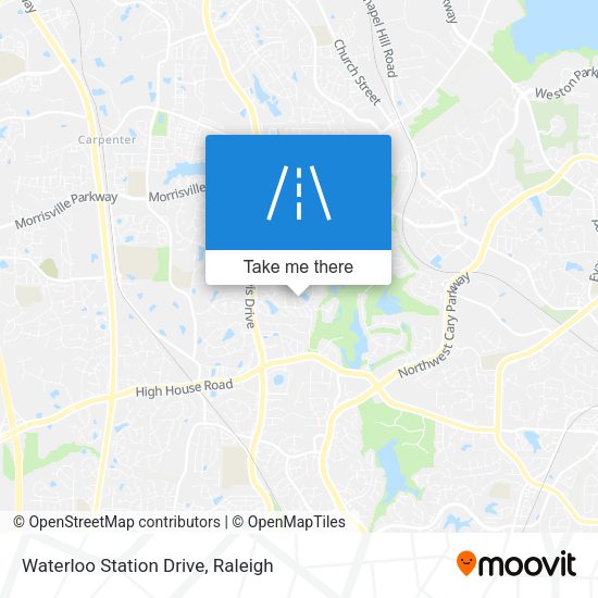 Waterloo Station Drive map