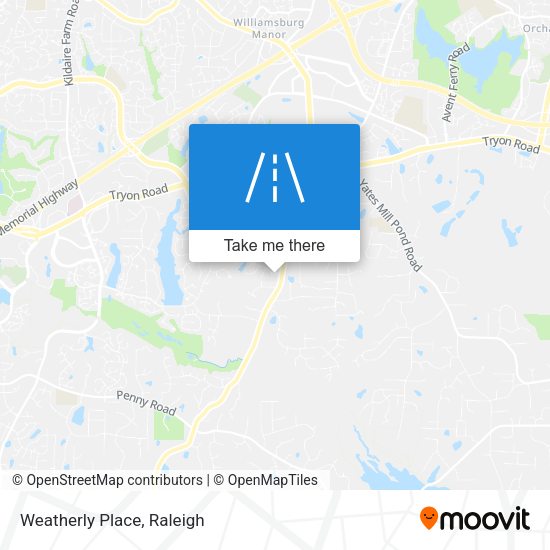 Mapa de Weatherly Place