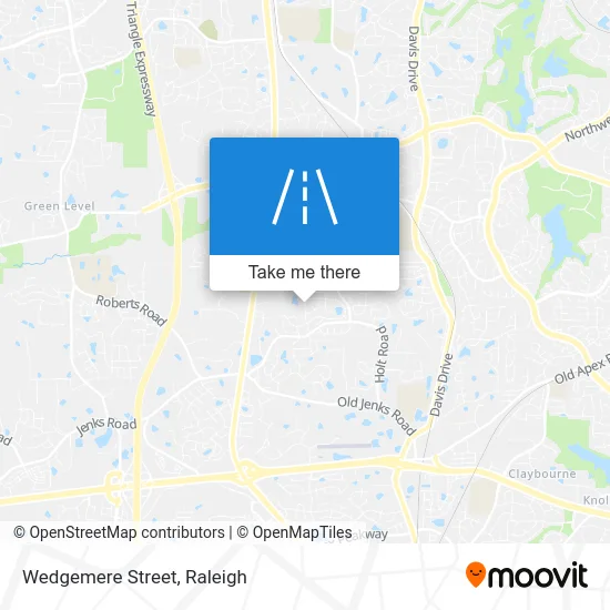 Wedgemere Street map