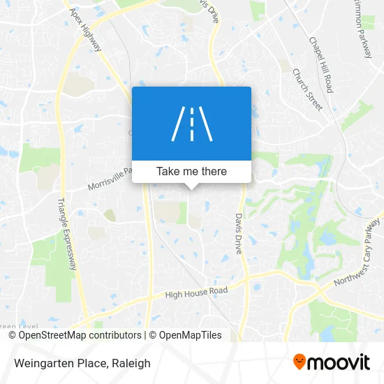 Weingarten Place map